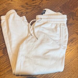 GAP Women’s White Drawstring Joggers